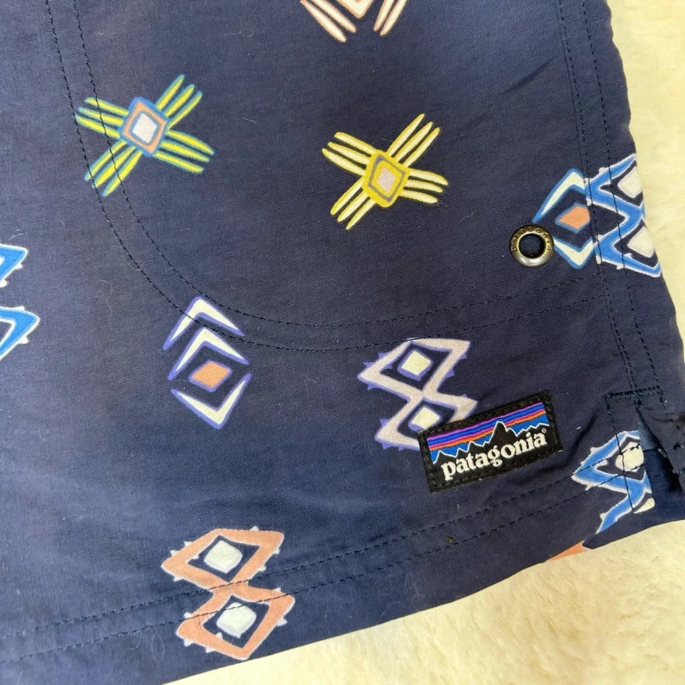 Patagonia Southwest Aztec Print Board Shorts Youth XXL